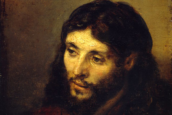 Face of Christ by Rembrandt