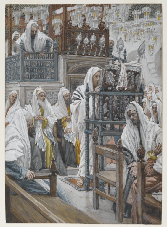 Jesus's inaugural address read from the scroll of Isaiah.