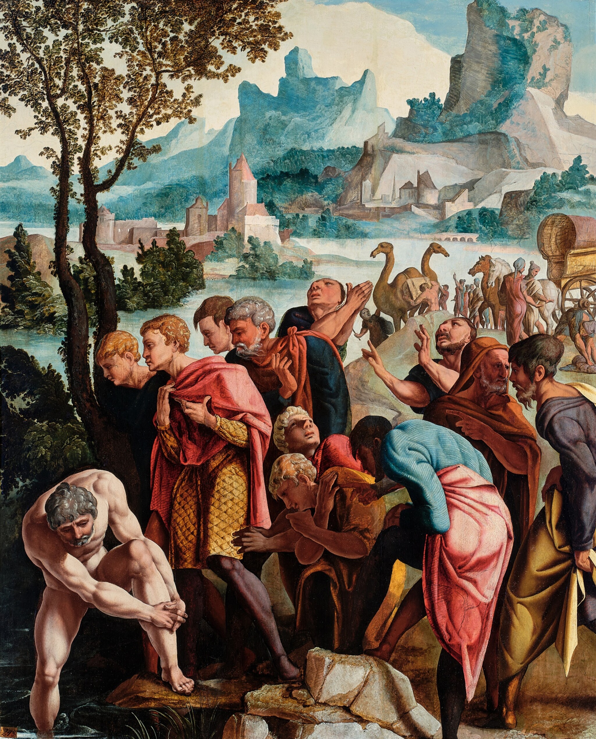 Healing Naaman called for prophetic powers from below.